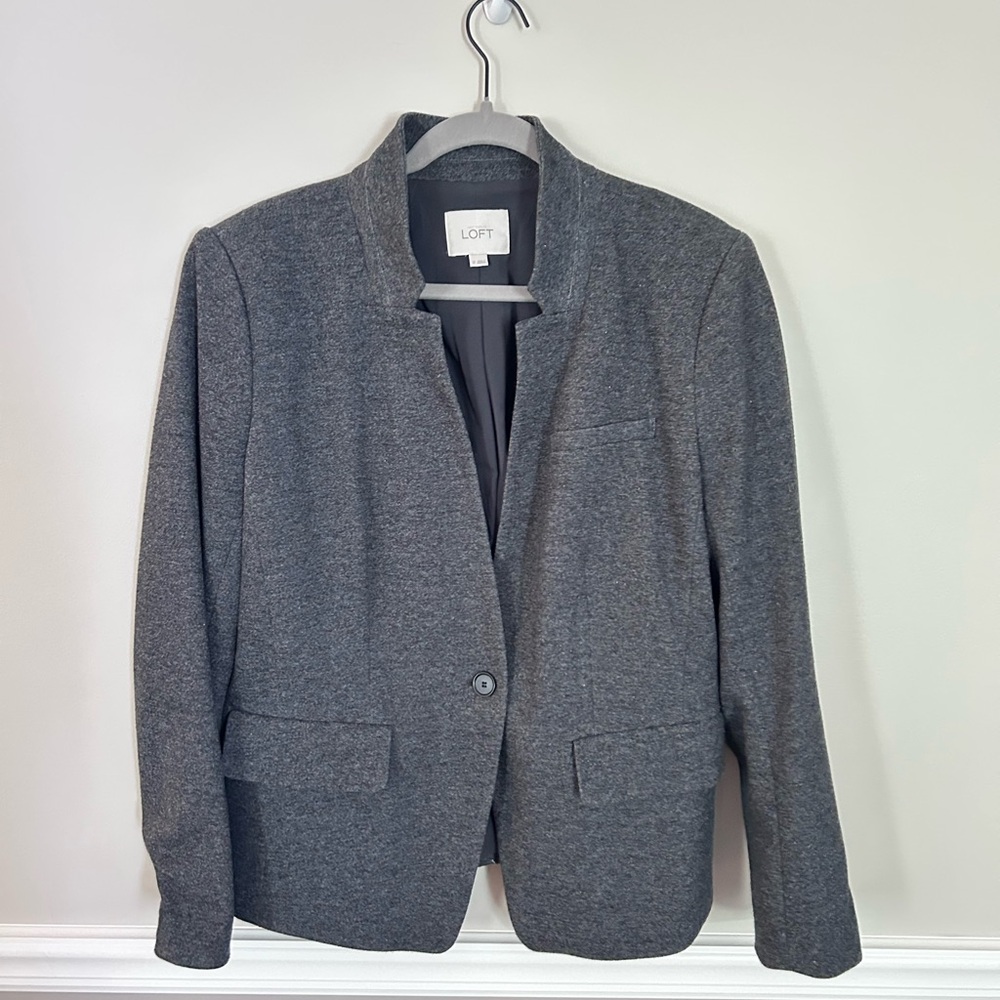 LOFT Gray Blazer